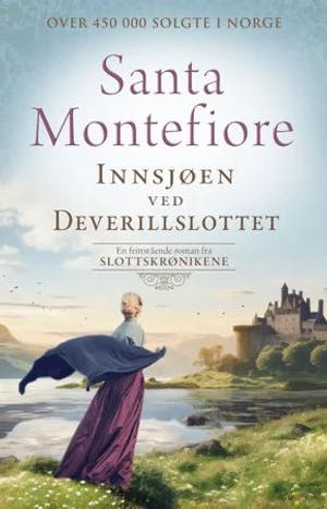 Omslag: "Innsjøen ved Deverillslottet" av Santa Montefiore