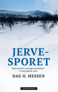 Omslag: "Jervesporet : jakten på dyret, meningen og minnene i en krympende natur" av Dag O. Hessen