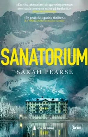 Omslag: "Sanatorium" av Sarah Pearse