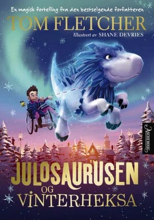 Omslag: "Julosaurusen og vinterheksa" av Tom Fletcher