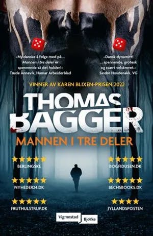 Omslag: "Mannen i tre deler" av Thomas Bagger