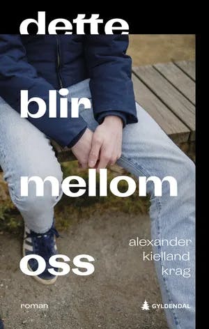Omslag: "Dette blir mellom oss : roman" av Alexander Kielland Krag