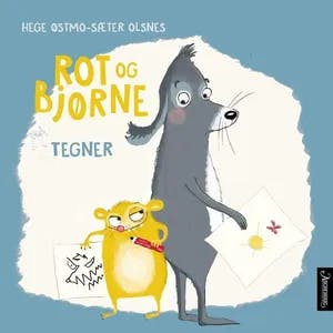 Omslag: "Rot og Bjørne tegner" av Hege Østmo-Sæter Olsnes