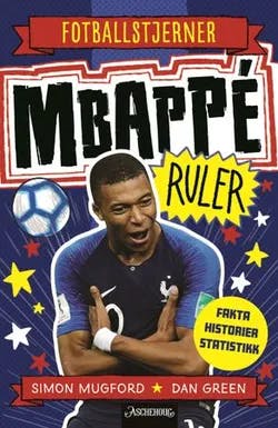 Omslag: "Mbappé ruler" av Simon Mugford