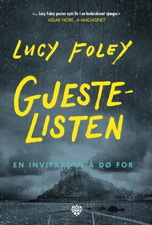 Omslag: "Gjestelisten" av Lucy Foley